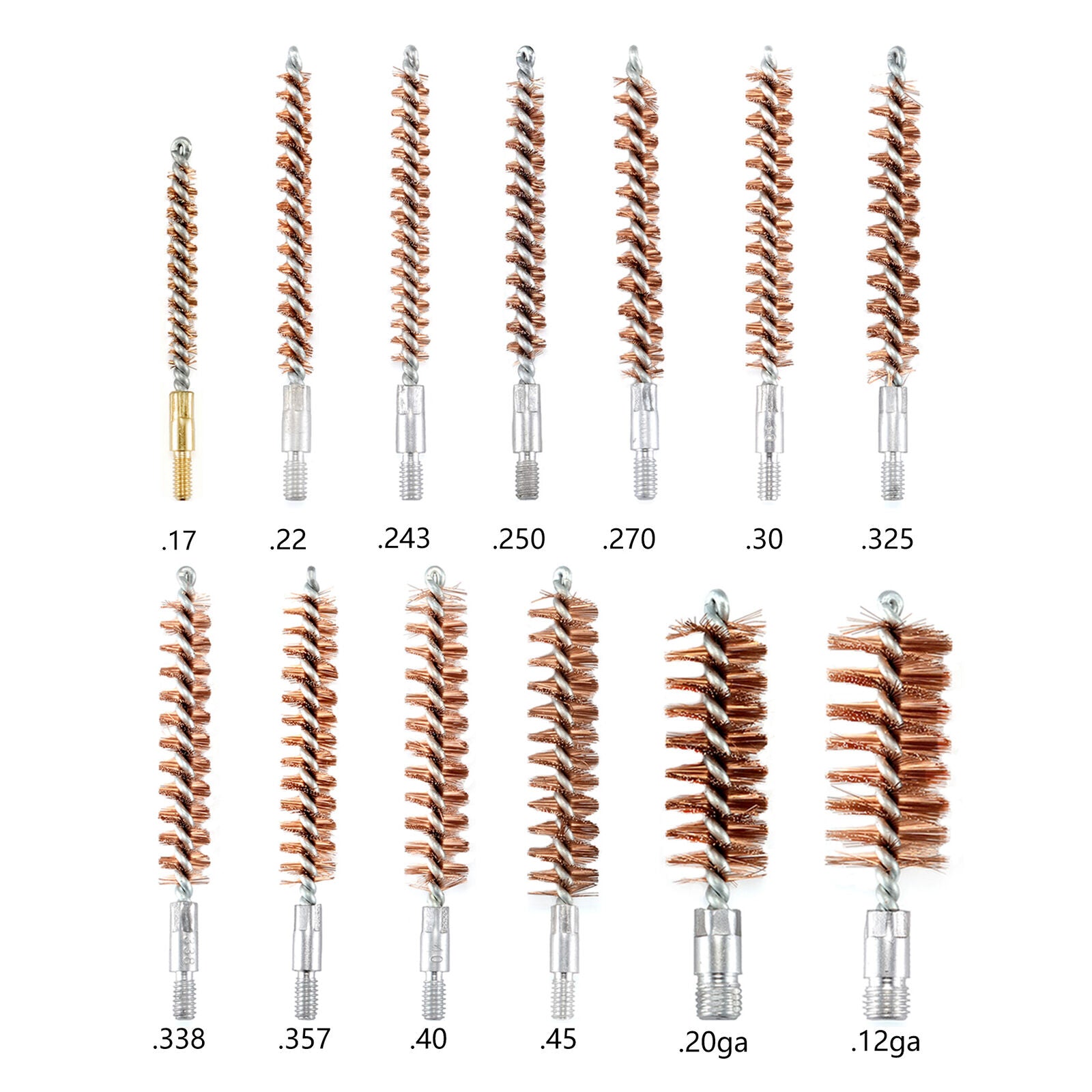 Gun Cleaning Bore Brush Set For Rifle Pistol And Shotgun 13 Pieces Rjk Ventures Llc 2463